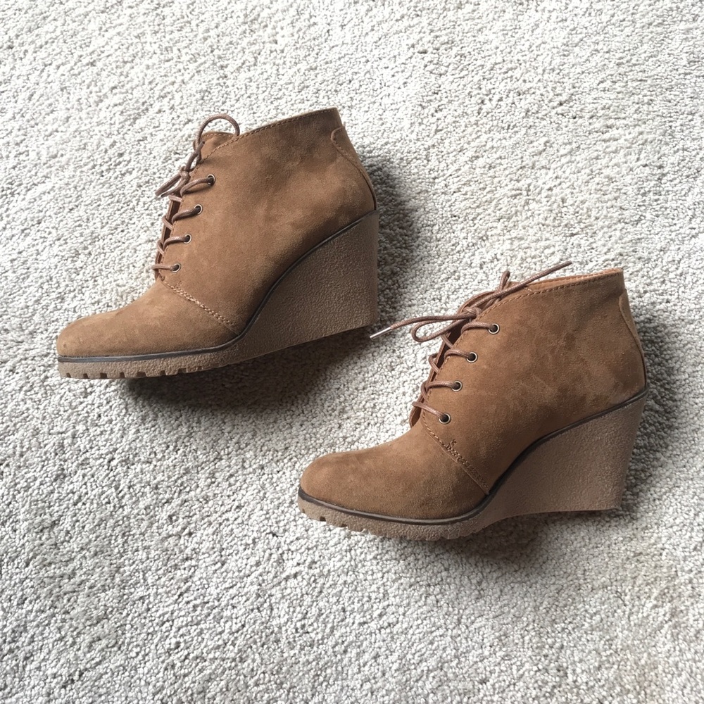 Wedge booties